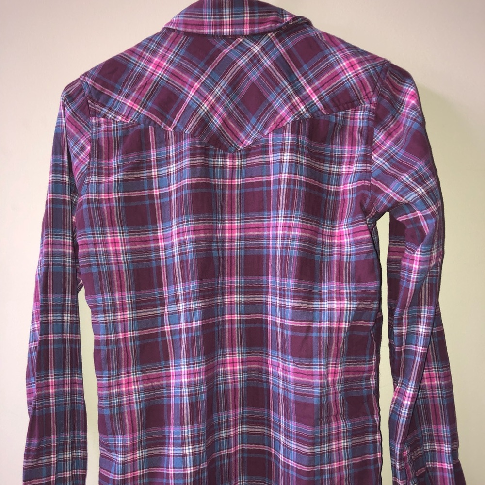 AEO Vintage Boyfriend Flannel - Picture 2 of 3